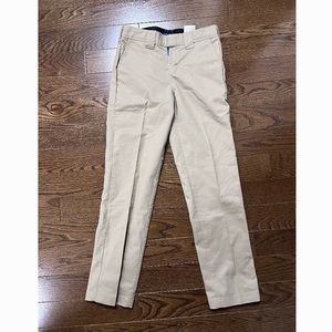 cream tan dickies khaki dress mid rise pants